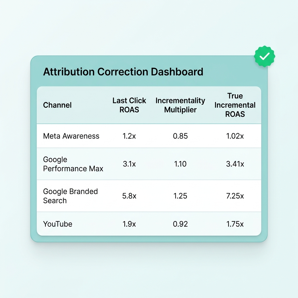Attribution Correction Dashboard