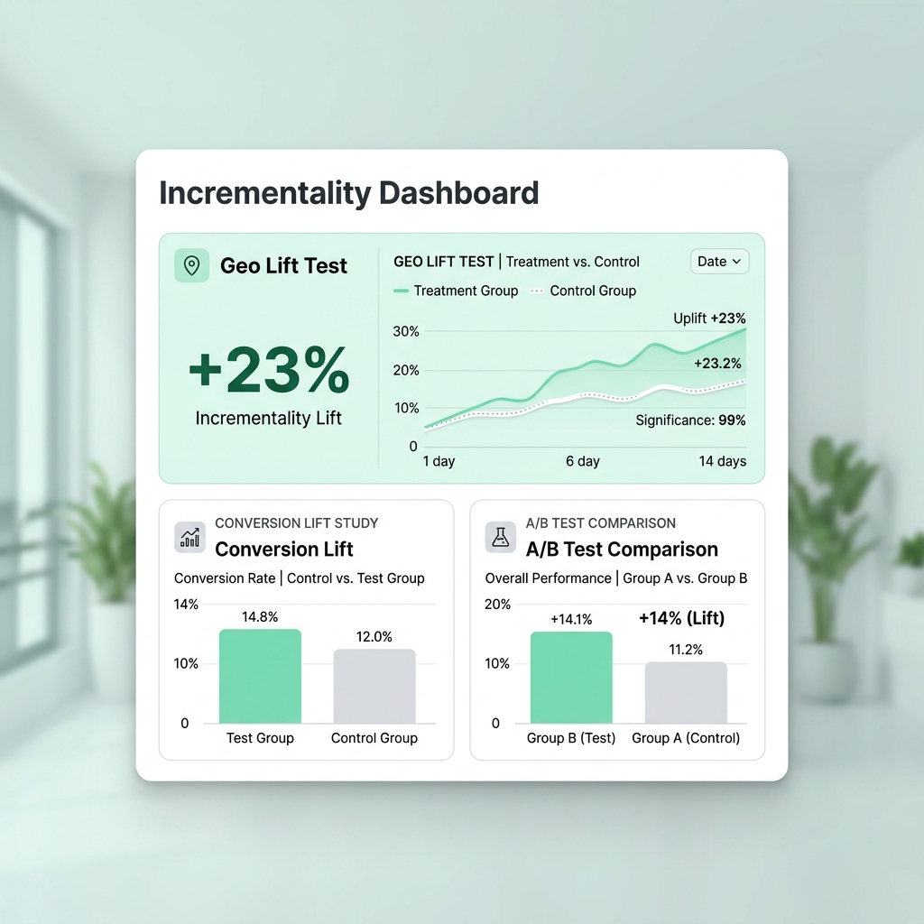 Incrementality Testing Dashboard