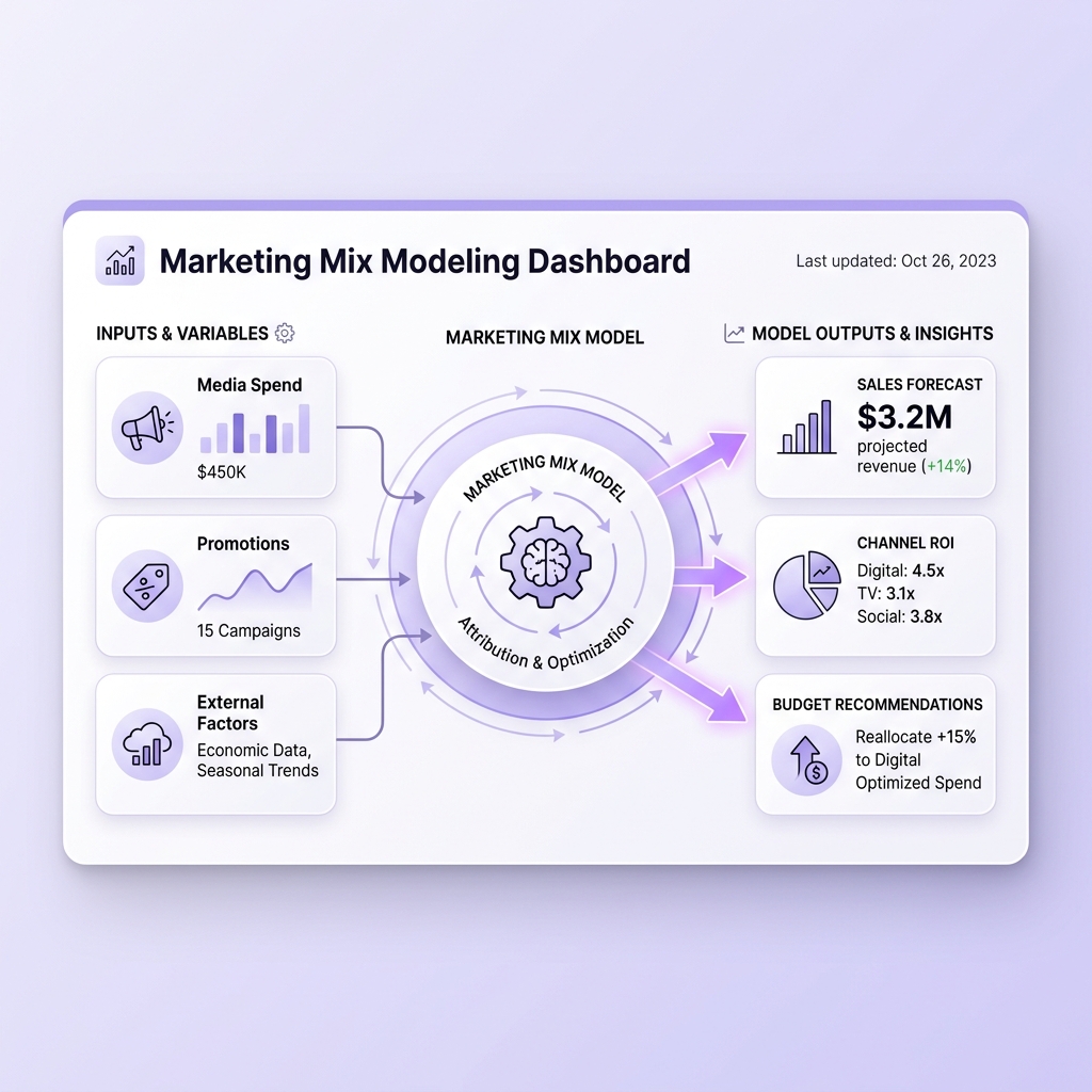 Marketing Mix Modeling Dashboard